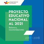 Proyecto Educativo Nacional al 2021 : balance y recomendaciones 2017-2018