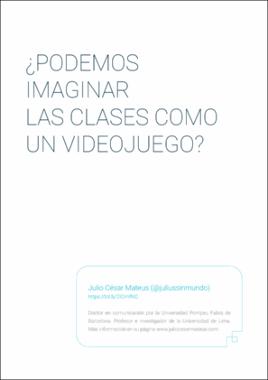 ¿Podemos imaginar las clases como un videojuego? ¿Podemos imaginar las clases como un videojuego?
