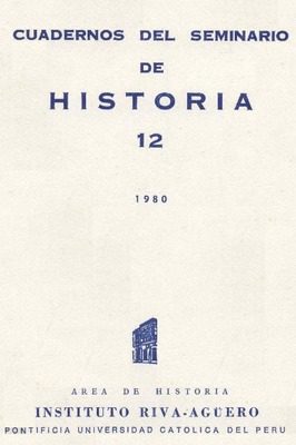 Cuadernos del Seminario de Historia No. 12