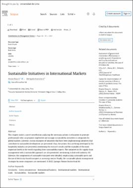 Sustainable Initiatives in International Markets