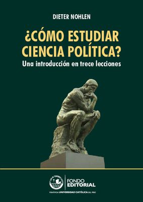¿Cómo estudiar ciencia política?: una introducción en trece lecciones
