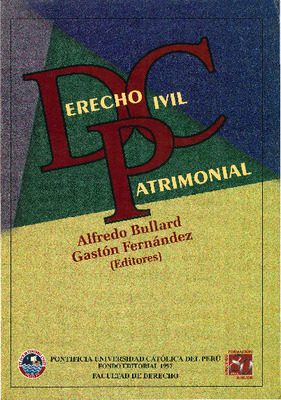 Derecho civil patrimonial Derecho civil patrimonial