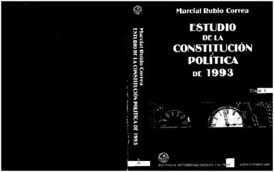 Estudio de la Constitución Política de 1993