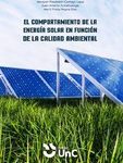 El comportamiento de la energía solar en función de la calidad ambiental