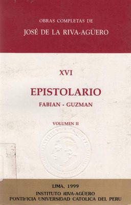 Epistolario: Fabián - Guzmán Vol. 2 Epistolario: Fabián - Guzmán Vol. 2