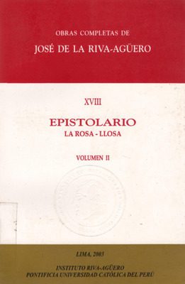 Epistolario: La Rosa-Llosa Vol. 2