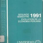 Informe de coyuntura: segundo semestre 1991: evolución de la economía peruana