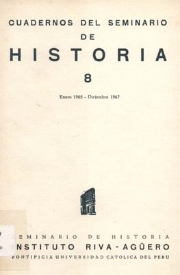 Cuadernos del Seminario de Historia No. 08