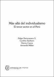 Más allá del individualismo: el tercer sector en el Perú Más allá del individualismo: el tercer sector en el Perú