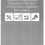 Catálogo nacional de la oferta formativa de la Educación Técnico Productiva y Superior Tecnológica
