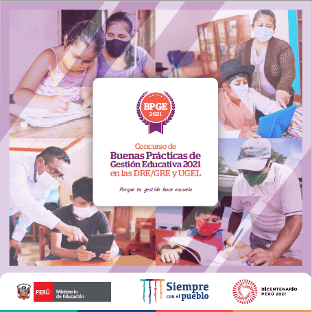 Concurso de Buenas Prácticas de Gestión Educativa 2021 en las DRE/GRE y UGEL
