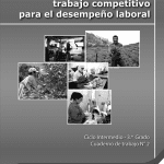Emprendedoras y emprendedores : trabajo competitivo para el desempeño laboral. Ciclo intermedio 3er. grado. Cuaderno de trabajo No. 2