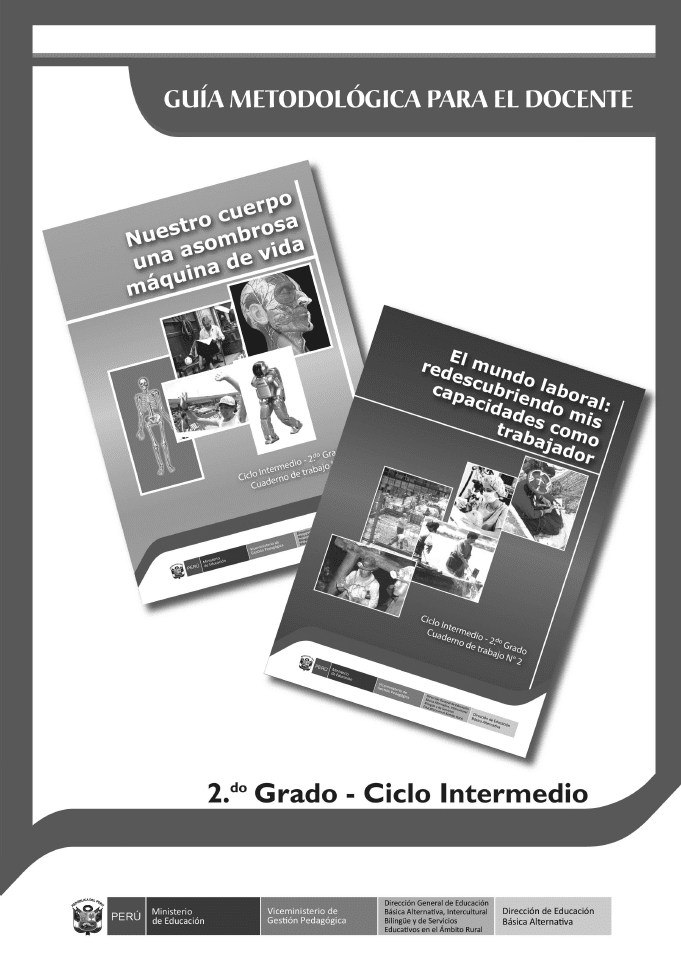 Guía metodológica para el docente. Cuaderno de trabajo N° 1 y N° 2. Segundo grado, Ciclo Intermedio
