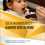 Guía de capacitación : Uso de micronutrientes y alimentos ricos en hierro. Dirigida a docentes coordinadores, docentes de aula y promotores comunitarios del Ministerio de Educación