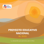 Proyecto educativo nacional al 2021 : la educación que queremos para el Perú