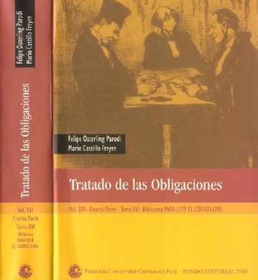 Tratado de las obligaciones. Pt. IV, T. XVI Tratado de las obligaciones. Pt. IV, T. XVI